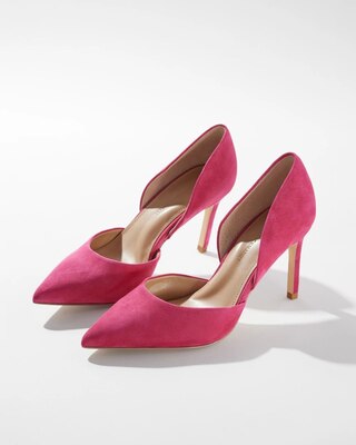 Pink Suede Pump White House Black Market